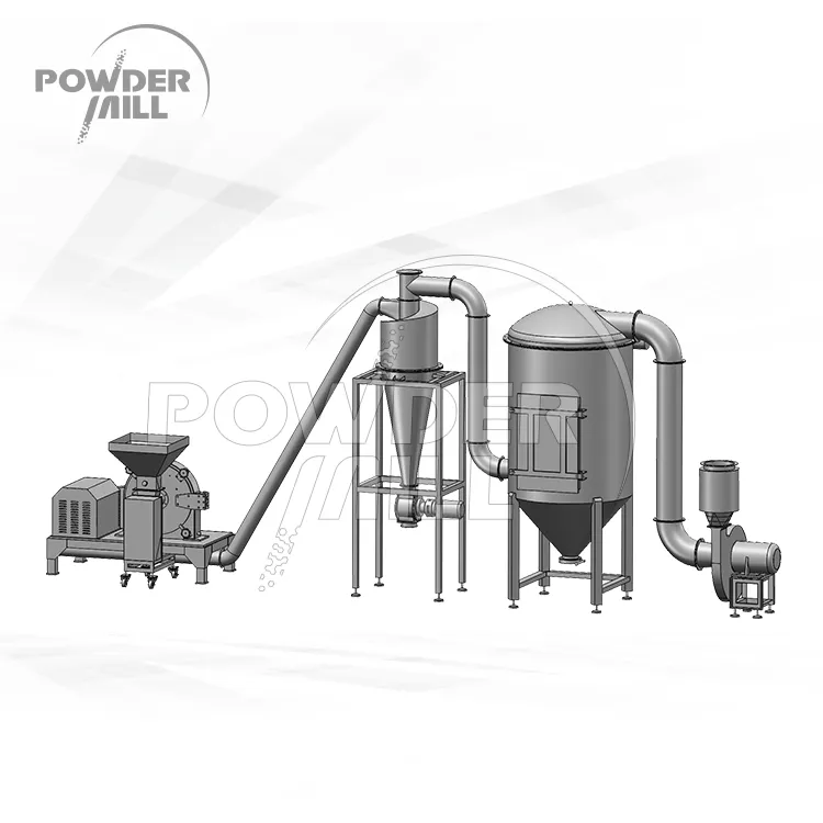 MR Series Cyclone-separate Pulse Dust Collecting Crushing Set (Split-type)